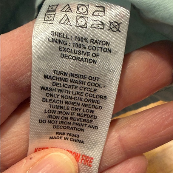 Tommy Bahama Elegant Light Blue Dress with Floral Accents Toddler 4T - Picture 6 of 11